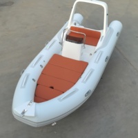 Bateau pneumatique semi-rigide Huixin RIB520C Sport Yacht avec coque en V profond, PVC/Hypalon/Fibre de verre 1,2 mm, durable, capacité 6 personnes