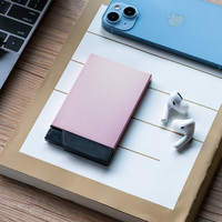 Dompet Pop Up Desain Paten TILONSTAR, Tempat Kartu RFID Aluminium Asli untuk Pembelian Grosir Kustom