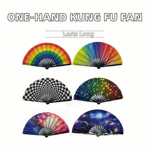 Abanico Portátil de Bambú Tallado y Pintado para Festivales, con Diseño Musical y de Amor, de Papel, 33cm, para Decoración del Hogar, Regalo Promocional Empresarial - Product Image 6