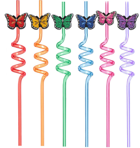 KiButterflyds Einzigartige verrückte DIY Trink stroh Lustige Baby-<span class=keywords><strong>Party</strong></span>-Accessoires für Geburtstags zubehör Werbe-<span class=keywords><strong>Party</strong></span> zubehör - Product Image 1