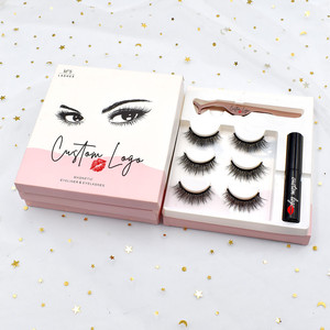 Shozy-<span class=keywords><strong>cils</strong></span> magnétiques 3D et <span class=keywords><strong>eyeliner</strong></span>, <span class=keywords><strong>avec</strong></span> 5 aimants, pincettes pour <span class=keywords><strong>cils</strong></span>, 3 paires, offre spéciale - Product Image 2