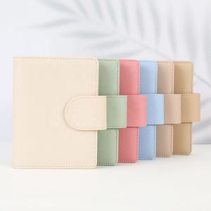 Hongbo, superventas, espiral en relieve, guijarros de cuero, anillo de lujo, <span class=keywords><strong>Agenda</strong></span> A6, planificador, billetera de dinero, carpeta de presupuesto, hojas sueltas para mujer - Product Image 6