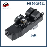Interrupteur de commande de lève-vitre électrique 84820-26211 84820-26201 pour Toyota Hiace 2006-2013 KDH20 TRH20 Côté avant gauche/droit 14 broches