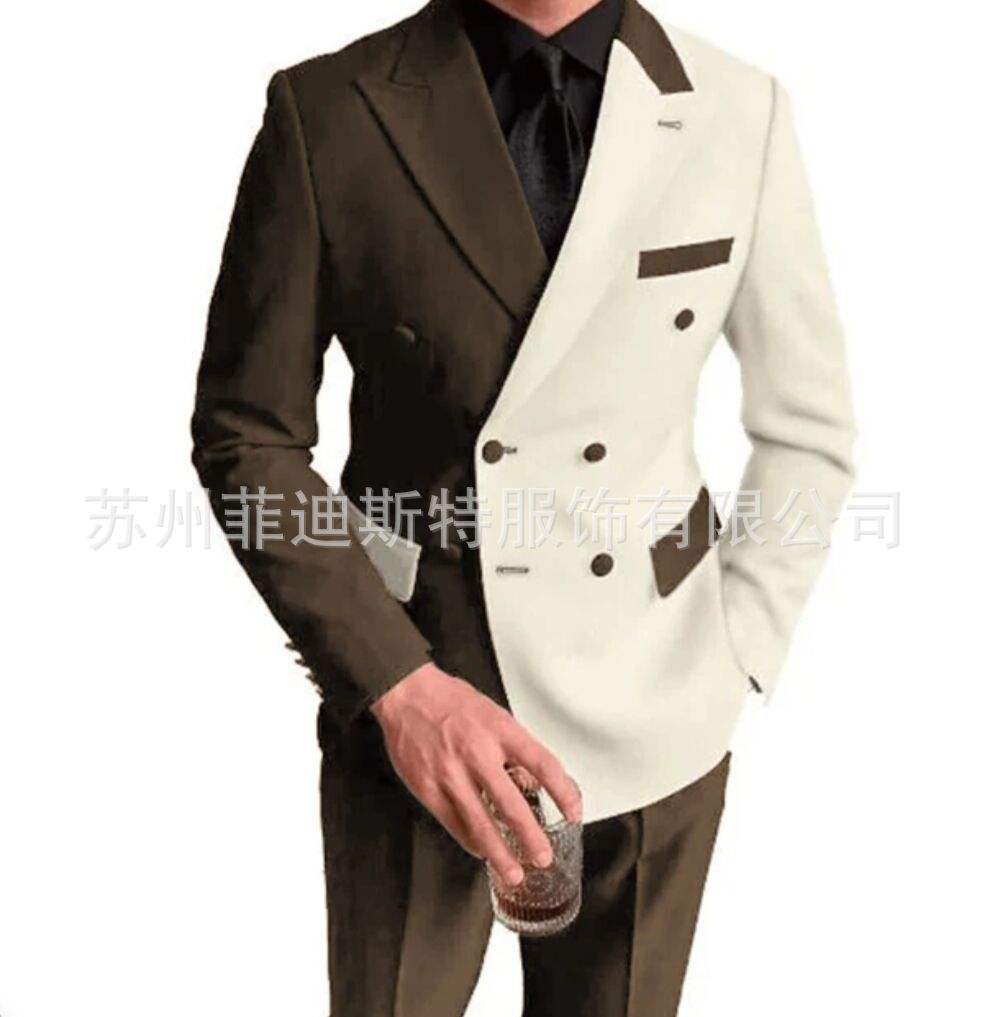 White + coffee color