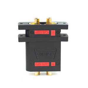 Conector Antichispas QS10P-U con Placa de Montaje con Bloqueo, Enchufe de Alta Corriente de 130A-180A para Baterías de Drones FPV y Modelos de Aviación - Product Image 4