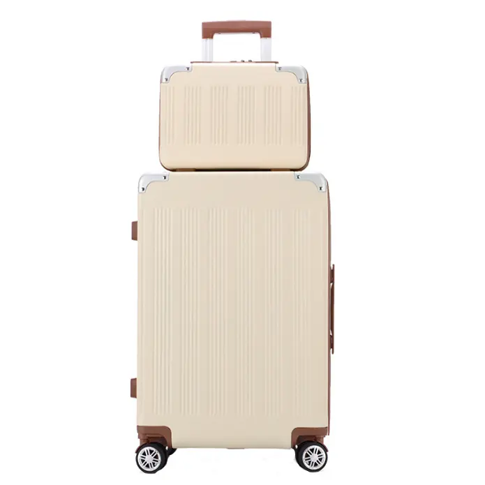 China Beste 2Pcs Cabin Bagage Koffer Bagage Voor Reizen Trolley Make Up Koffer