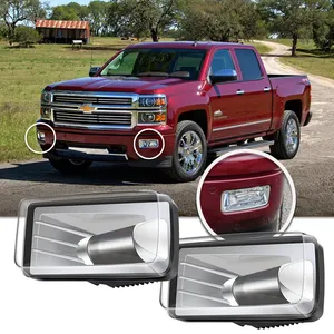 36W Auto HA CONDOTTO Le Luci Fendinebbia Per Chevy Silverado 07-16 Anteriore Quadrato Guida Nebbia Lampade per GMC YUKON 2015-2016