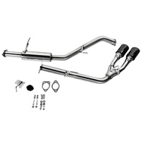 Échappement arrière pour HKS Mitsubishi Triton Embout d'échappement en fibre de carbone Acier inoxydable Performance Système d'échappement complet Tuyau
