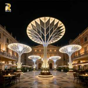 פיסול עץ גדול מנירוסטה בהתאמה אישית של RELONG לקישוט רחובות עיריות חיצוניות - Product Image 2