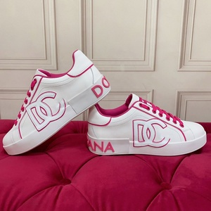 Chaussures de créateur de luxe HQY DG pour hommes, baskets basses à plateforme rétro, à lacets, à carreaux, pour femmes, chaussures d'entraînement - Product Image 6