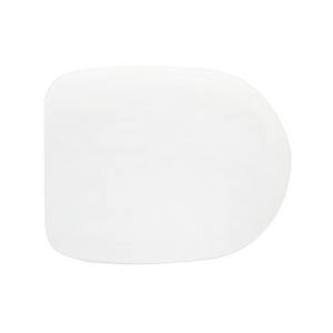 Siège de toilette Thermoset blanc Forme 6 pour Cesame Synthesis - Product Image 1