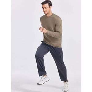 Suéter de Manga Larga con Cuello Redondo para Hombre FOXA, Suave, Elástico, Transpirable, Informal, con Bolsillo con Cremallera - Product Image 3