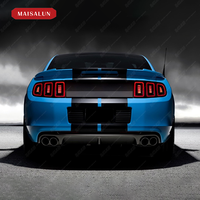 Kit de carrosserie de pare-chocs pour Ford Mustang 13-14 Upgrade GT500 Pare-chocs avant et arrière Jupe latérale Capot Accessoires de voiture Facelift
