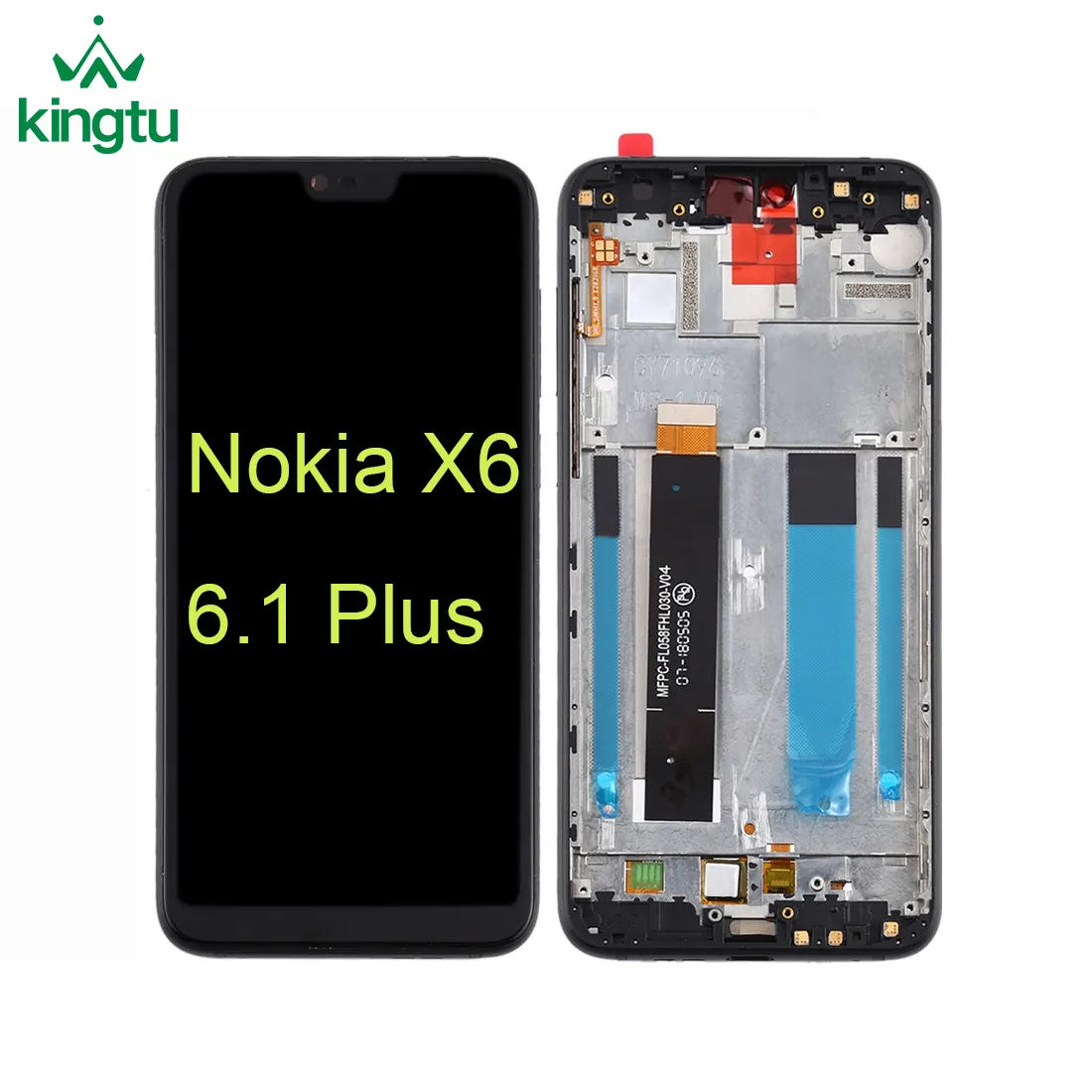 Wholesale Price Mobile Phone Lcd Touch Screen Display With Frame For Nokia 6.1Plus 6.1 PLUS model ta 1116 Combo