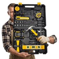 168 pièces, fabricant OEM, vente en gros, kits d'outils combinés, outils à main multifonctions, boîte d'outils dans un coffret rigide, acier à haute teneur en carbone