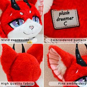 Gants de tête en fourrure de dessin animé personnalisés, costume de mascotte, marionnettes à main, personnages en peluche, fourrure, cosplay, pattes, jouets éducatifs - Product Image 5