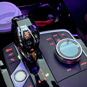 Poignée <span class=keywords><strong>de</strong></span> <span class=keywords><strong>levier</strong></span> <span class=keywords><strong>de</strong></span> vitesses en cristal psychédélique pour BMW Séries 3, 4, 8, X3, X4, X5, X6, X7, Z4, i4, G26, G20, G16, G01 – Lot <span class=keywords><strong>de</strong></span> 4 pièces - Product Image 2