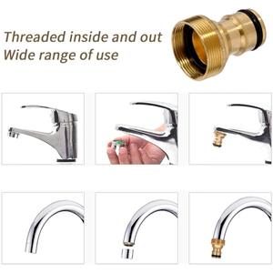 Connecteur <span class=keywords><strong>de</strong></span> robinet à courbure élevée à conversion rapide pour pommeaux <span class=keywords><strong>de</strong></span> <span class=keywords><strong>douche</strong></span> <span class=keywords><strong>de</strong></span> <span class=keywords><strong>salle</strong></span> <span class=keywords><strong>de</strong></span> <span class=keywords><strong>bain</strong></span> adaptateur <span class=keywords><strong>de</strong></span> tuyau d'eau pour machines à laver et lavabos - Product Image 4