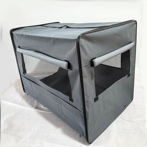 Custom Logo Soft Sided Anti Scratch Breathable Mesh Pet Bag Zipper Closure Travel Portable Pet Bag - Product Image 4