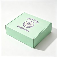Boîte en papier personnalisée pour aliments en gros, pour beignets, mochi, boîtes alimentaires de haute qualité, boîte d'emballage pour beignets