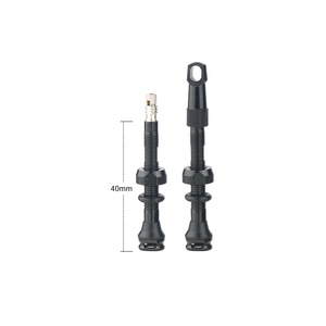Kit de valves tubeless avec capuchon pour pneu de vélo, en acier inoxydable, antidérapant, design à lèvres françaises - Product Image 2