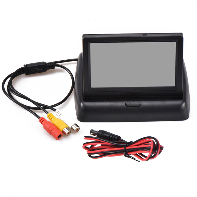 4.3" Digital TFT LCD Foldable Screen Monitor for Car Reverse Rear View Camera