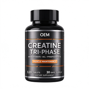 Tabletas de Creatina para Nutrición Deportiva OEM, Suplemento Dietético para el Recuperación Post-Entrenamiento, Marca Privada OEM, Certificado GMP - Product Image 1