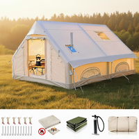 12 ㎡   Carpa Inflable de Lujo, Impermeable, para Campamento Familiar, para Resort, Jardín, Hostelería al Aire Libre, Suministro al por Mayor