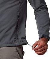 Veste coupe-vent bleue en nylon avec fermeture éclair pour hommes, logo personnalisé à bas prix