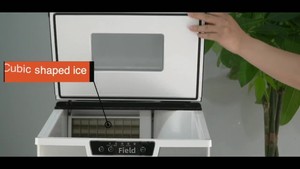 Máquina de Hielo Eléctrica Dos en Uno para Uso Doméstico y Comercial en Hoteles, con Capacidad para Bloques de Hielo de 20 kg, Compresor Emerson - Product Image 2