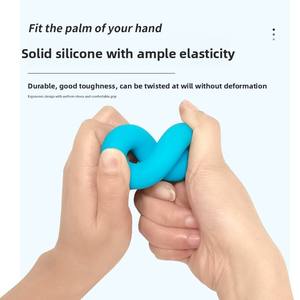 Alat Latih Kekuatan Genggaman Tangan Kustom Pabrik, Penguat Genggaman Tangan Cincin Silikon untuk Menghilangkan Stres dan Rehabilitasi - Product Image 2
