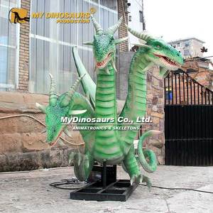 MY Dino Animatronique interactive pour enfants, bébé dragon volant à trois têtes - Product Image 3