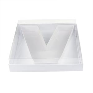 Boîtes en carton en forme de lettres de l'alphabet de 12 pouces pour fête d'anniversaire, couvre-poussière, remplissables, boîte cadeau en forme de lettre - Product Image 6