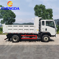 NOUVEAU RHD LHD 3-5Tons 8 Tonnes Howo Dump Trucks Mini Light-Duty Trucks
