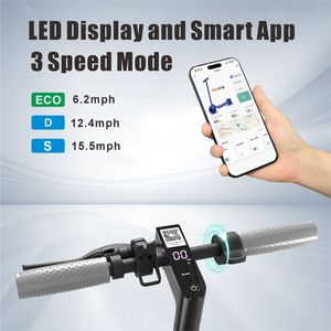 Monopattino Elettrico per Adulti, Motore da 350W, Pneumatici Solidi da 8.5'', E-Scooter Pieghevole per Pendolari con Sistema di Frenata Doppio e App - Product Image 6