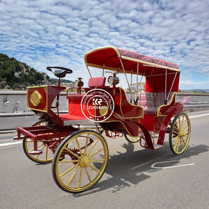 2025 Style romantique cendrillon calèche Victoria cheval chariot pour mariage luxe mode modèle calèche tirée par des chevaux - Product Image 1