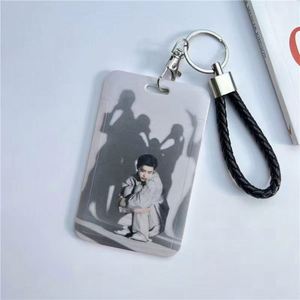 Custom Kpop Photocard Protector Card Holder for Student Cute Bus Id Bank Card Holders with <b>Lanyard</b> - Product Image 2