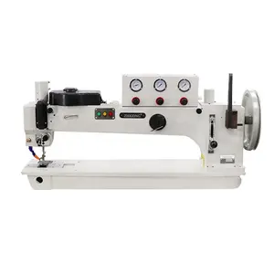 Máquina de coser en zigzag para trabajo pesado con autolubricación con gancho grande de una sola aguja Golden Choice