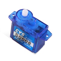 Servomoteur analogique ultra-mini 6 mm à entraînement standard, sans noyau, coque en plastique, contrôle fluide, pour mise à niveau de voitures RC miniatures