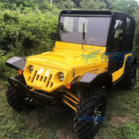 Vente directe d'usine, mini jeep 4x4 tout-terrain, go-kart 4 roues motrices, 300cc, quad à essence, mini jeep, mini chariot