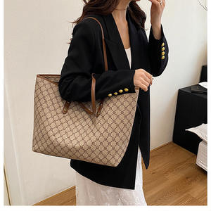 Bolso tote vintage nuevo de gran capacidad, estilo retro, relajado, simple y moderno, bolso de hombro individual, bolso tote personalizado para mujer - Product Image 6