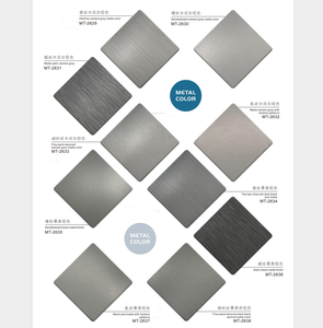 Planche de comptoir de cuisine en acier inoxydable brossé gris <span class=keywords><strong>ciment</strong></span> Brushed89 - Product Image 4