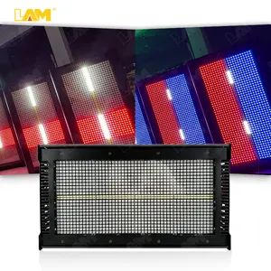 OEM ODM Oito Segmentos RGB 3in1 LED Strobe 8 + 8 Segmentos Strobe Light com Faixa de Luz Branca 960pcs 5050 Led Disco Flash Light