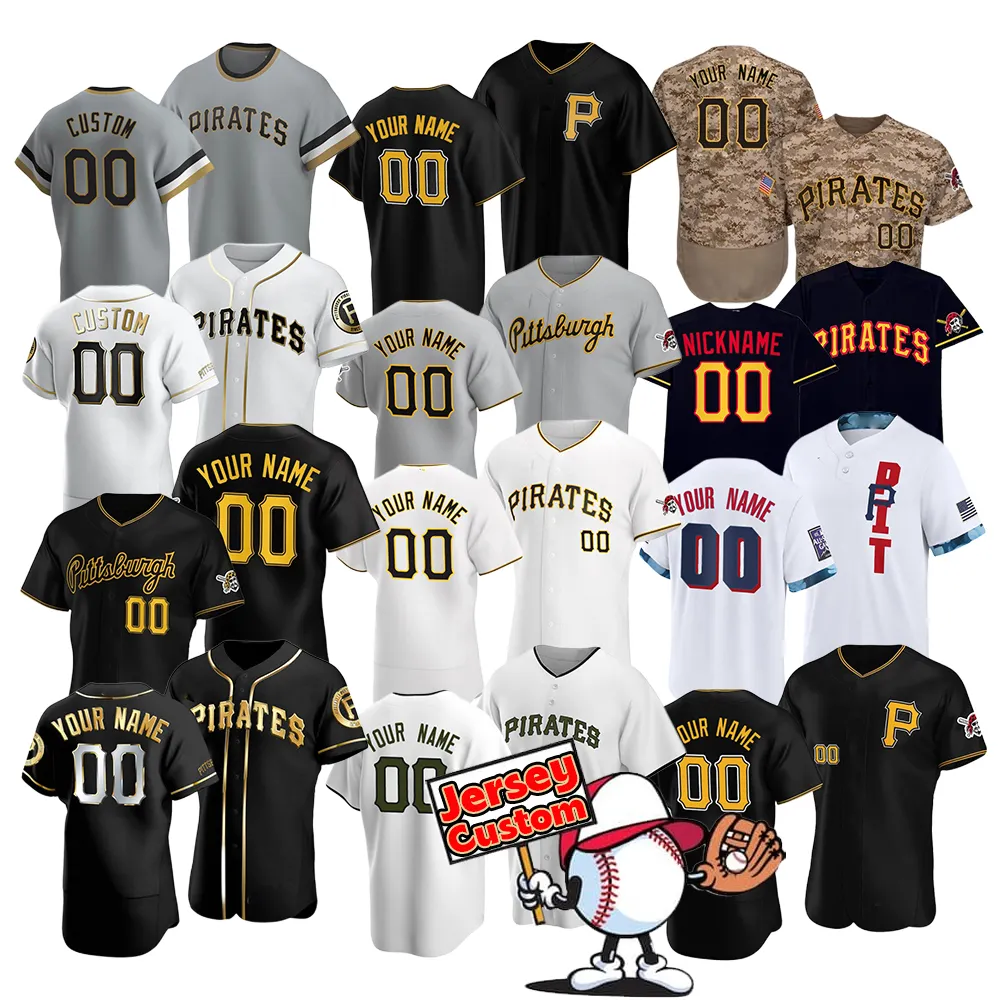 Camisetas Uniformes de Juego JMING Camiseta de béisbol para Hombre,Pirates 21 Clemente 24 Bond Acuña Aficionados y Aficionados Uniformes de béisbol 