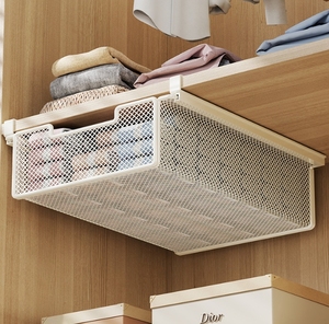 Panier coulissant pour placard, organisateur de soutien-gorge, de sous-vêtements et de chaussettes pour tiroir, panier suspendu pour commode, rangement pour femmes - Product Image 2