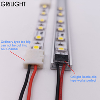Connecteur de bande LED sans soudure 2 broches, 8mm, 10mm, 12mm, couleur unique, double couleur, RGB, RGBW, pour profilé aluminium (non étanche)