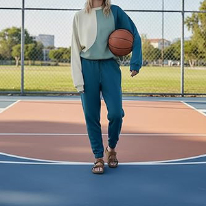 Servicio OEM, Conjunto Deportivo Extra Grande de Algodón Pesado para Mujer, Diseño Premium con Lavado Ácido Estampado, Oferta Mayorista de Primavera, Tendencia 2025 - Product Image 5