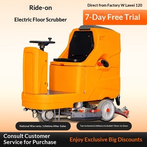 Car Type Washing Truck Multi-Function Scrubbing Machine Cleaning Factory Workshop Ceramic Tile Washing Machine Industrial - Product Image 1