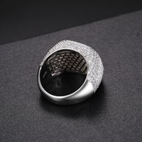 Bague pour homme en or massif 9K-18K avec diamants de laboratoire certifiés IGI, couleur E, pureté VVS VS, 6,2 carats, sertis en grappe et baguettes