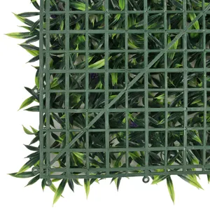 Pannello piante artificiali muro di erba sintetica, protezione UV, privacy giardino verticale, siepe di bosso, fogliame verde